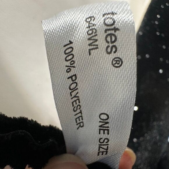 TTOTES TOASTIES Black Eye Mask & Ballet Slippers Set Womens Size Large 8-9 NEW - Picture 11 of 12